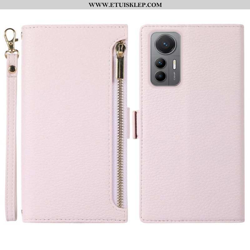 Etui Na Telefon do Xiaomi 12 Lite Etui Folio Przednia Kieszeń I Smycz